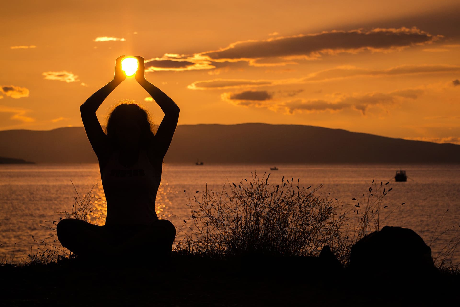 Yoga am Meer